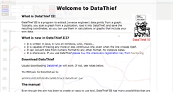 Desktop Screenshot of datathief.org