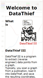 Mobile Screenshot of datathief.org